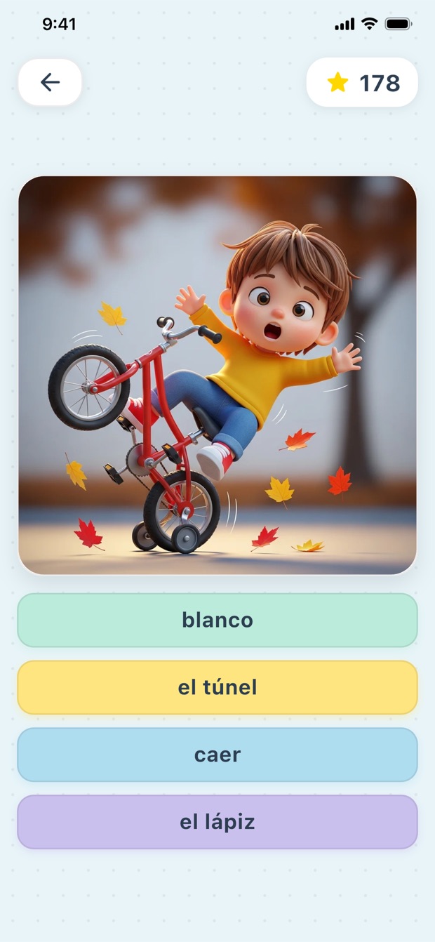 Juego «Elige la palabra correcta»