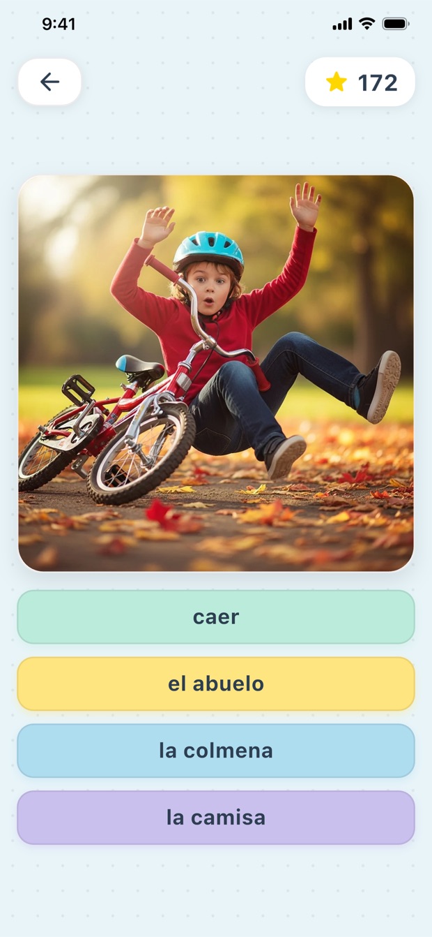 Juego «Elige la palabra correcta»