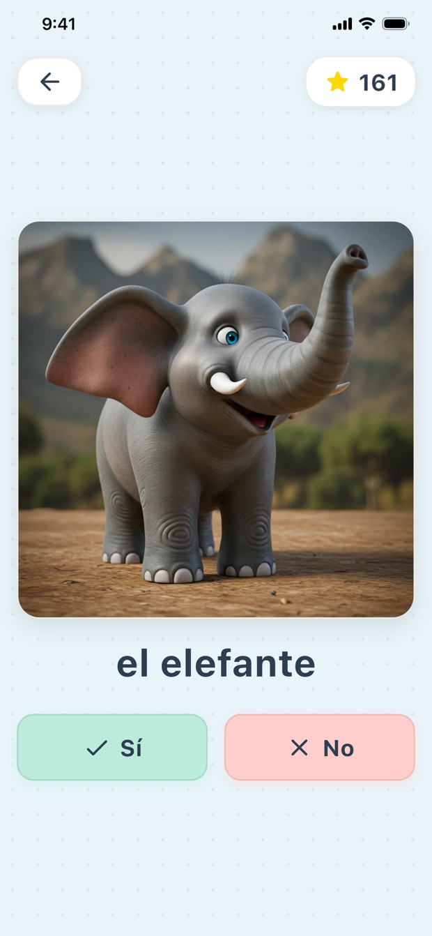Juego de vocabulario «Sí o no» con una abeja